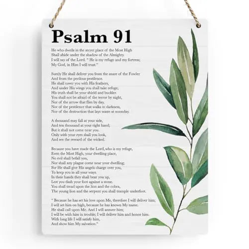 Psalm 91 Faithful Verses Wall Decor