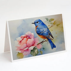 Bluebird Greeting Cards Pack of 8