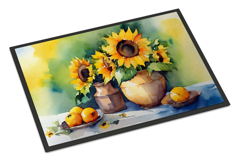 Hello, Sunshine! Watercolor Doormat