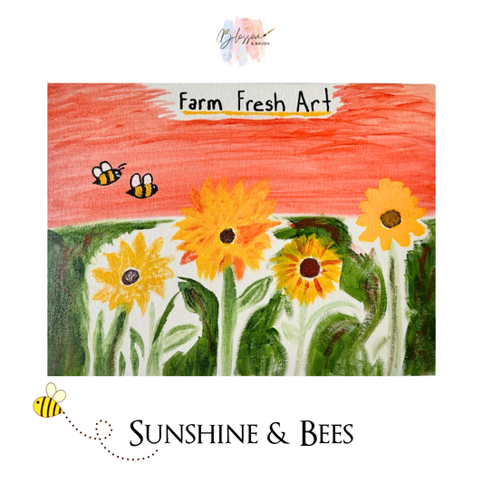 Sunshine and Bees - Farm Fresh Art Series