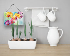 Orchid Bloom Watercolor Hanging Print