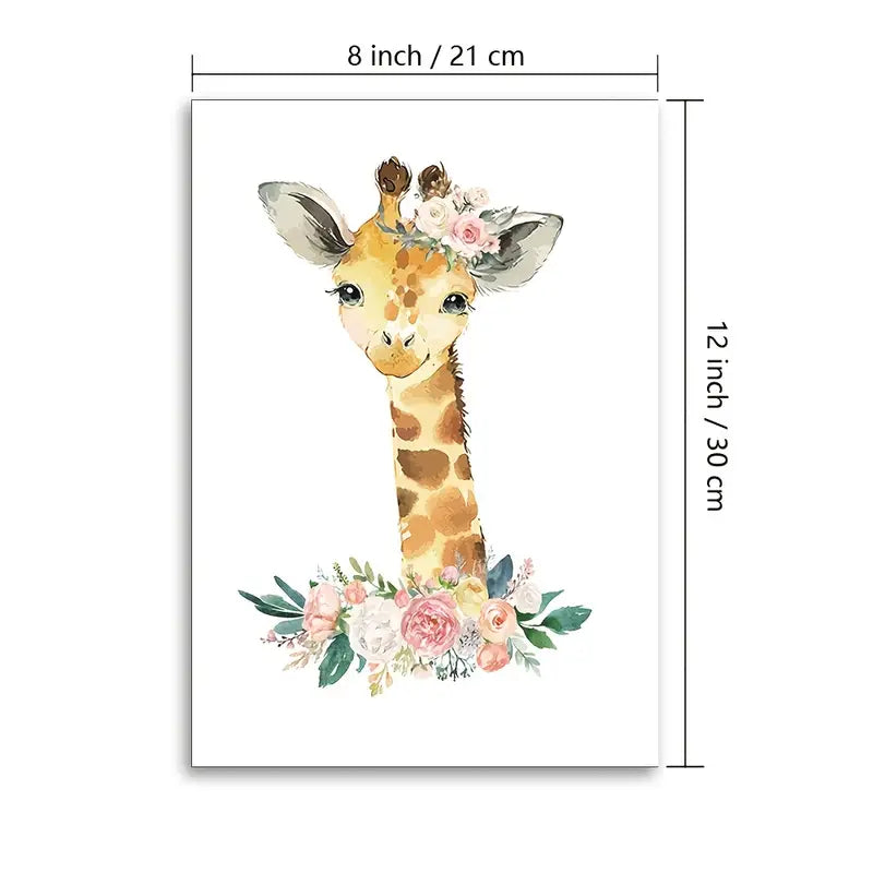 Charming Animal & Flower Art Set