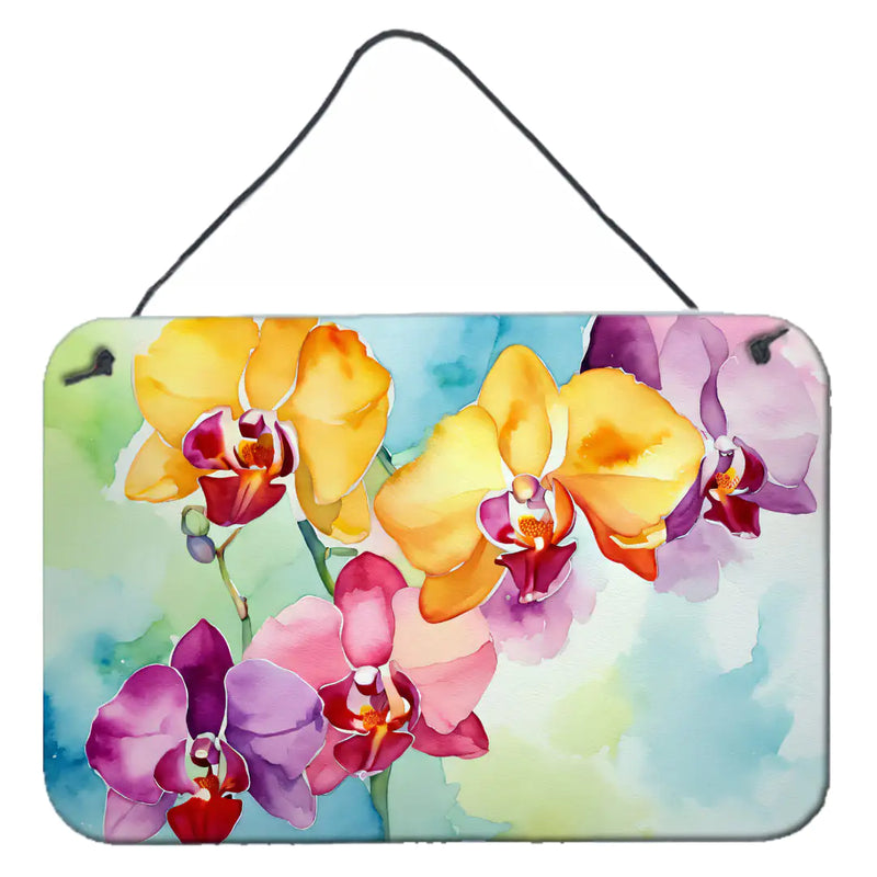 Orchid Bloom Watercolor Hanging Print