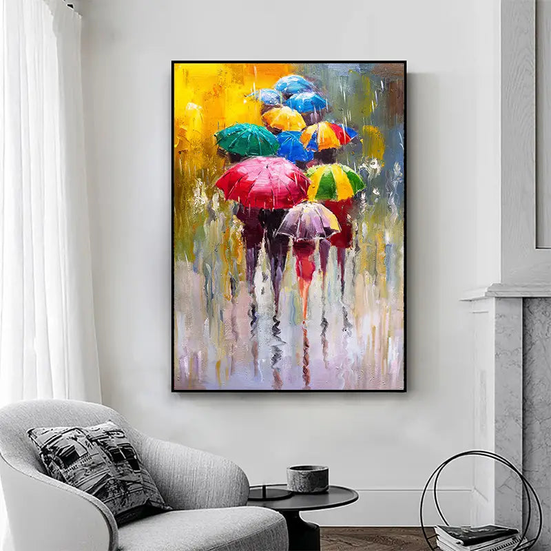 Rainy Solitude Canvas Art